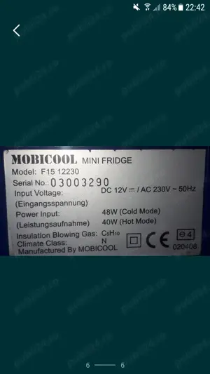 Minifrigider portabil 12V 220V-MOBICOOL F15-12230 - imagine 5