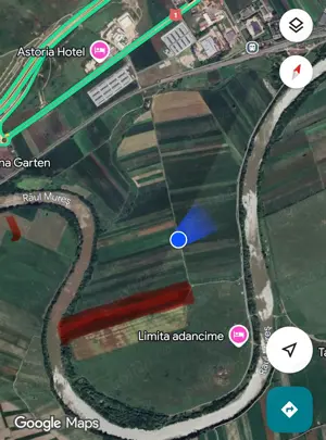 Tere de vânzare malul Mureșului Santimbru 