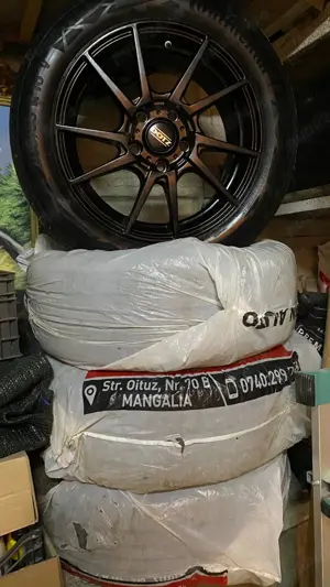 Vând 4 jante aliaj 16” – 5x114.3, ET40 – cu anvelope vara