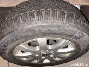 Roti Jante Aliaj Volkswagen + Anvelope Iarna Michelin Alpin 6 2023 - 195/65 R15 - imagine 6