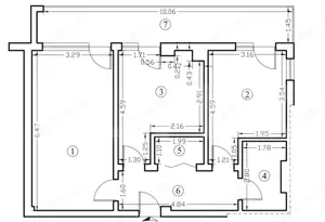 OCAZIE! Apartament decomandat cu 2 camere - ansamblu 2024 - imagine 5