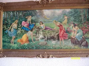 Tablouri ,cele 8 lebede Taranca cu fuiorul