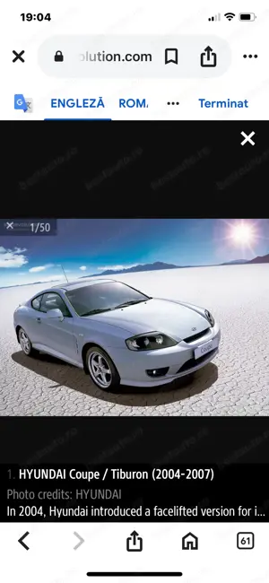 Dezmembrez hyundai coupe 2004 - imagine 4