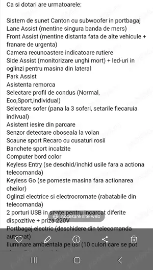 Skoda octavia 2018 DSG Combi 1.6 tdi interior vrs impecabil Canton Acc Lane asist  - imagine 4