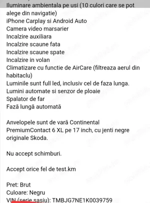 Skoda octavia 2018 DSG Combi 1.6 tdi interior vrs impecabil Canton Acc Lane asist  - imagine 3