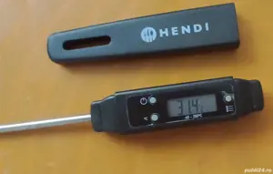 Termometru 3 in 1, măsoară temperatura alimentelor, aerului, corpului - imagine 2