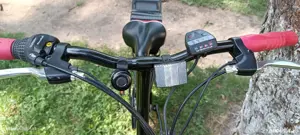 Bicicleta electrica pliabila 36v cu roti de 20",incarcator si chei la baterie - imagine 4