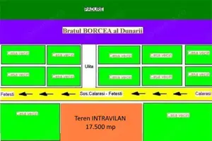 OCAZIE - Teren INTRAVILAN 17500 m2 pe malul Dunarii deschidere DIRECT la SOSEA - imagine 2