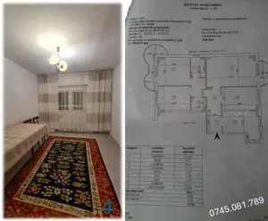 Vand apartament 4 camere, 2 bai, 2 balcoane, suprafata generoasa - imagine 7