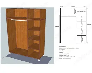 Vand mobila dormitor - imagine 4