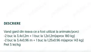 vand gard metalic pt animale - imagine 3