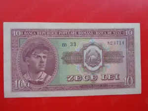 Bancnota pentru colectie . 10 Lei 1952 Romania