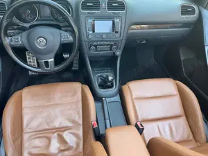 Golf Cabrio 2.0 Tdi 140 cp Piele Maro - imagine 6