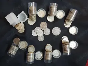 Half Silver Dollars 161 de Jumatati de Dollar + 1 Silver Dollar Silver Coins, Bani de Argint din SUA