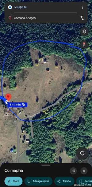 Vând teren 6ha jumate și casa bătrânească locuibilă. Apa, curent și drum de acces de țară. - imagine 9