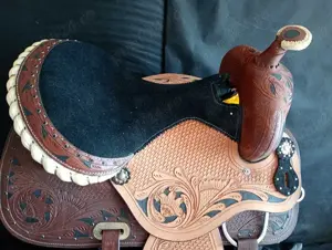 Șa sea hamuri haturi călărie Western Saddle calarit sa cal calaret echitatie Șeaua Equestrian pony - imagine 2