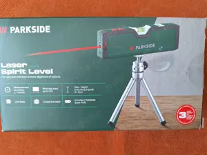 Boloboc - Nivela cu laser, rigla, stativ - trpied, baterii, Germany