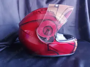 Casca Motocicleta Iron Man Vopsita'n SUA & 2 vizoare Kawasaki Suzuki Honda Yamaha KTM Ducati Aprilia - imagine 4