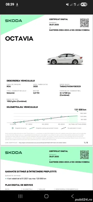 Skoda Octavia IV   2021 - imagine 5