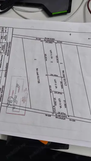 Teren Intravilan 708 m2 Comuna 1 Decembrie