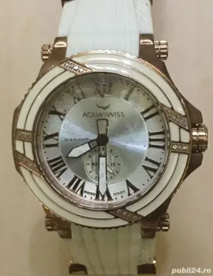 Ceas de lux Aquaswiss cu 22 de diamante 