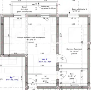 Apartament de vanzare, cu 2 camere, 52,30 mp utili zona Braytim-Urseni - imagine 2