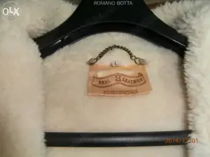 Geaca piele imblanita de dama