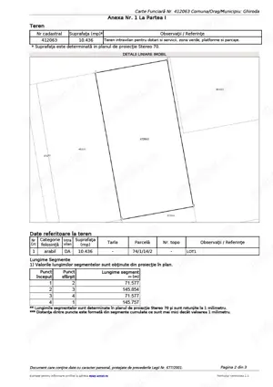 Vand 10436 mp teren industrial cu PUZ hala productie nepoluanta zona aeroport - imagine 5