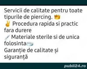 Aplic piercinguri cercei nas buric dermale - imagine 4