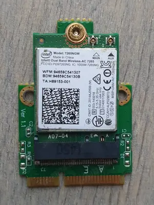 Modul laptop Intel Dual Band Wireless-AC 7265 M.2, cu adaptor