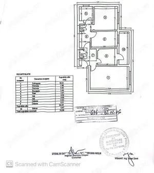 Apartament de vânzare cu 3 camere