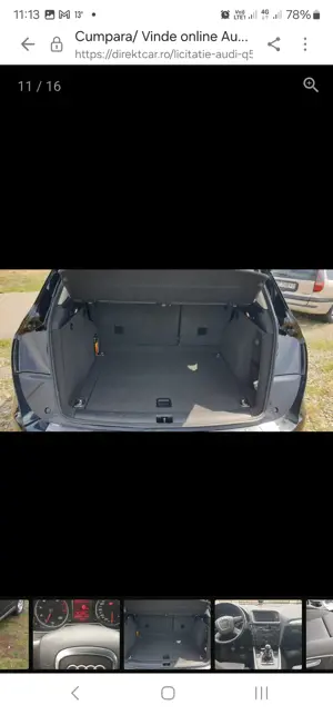 Audi Q5 an 2011 TFSI benzina 180cp quattto tapiterie textil. - imagine 8