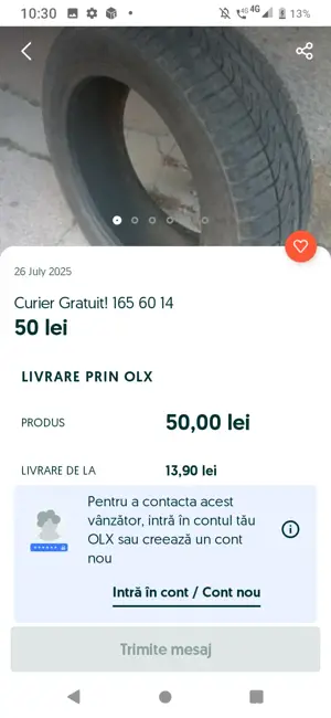 Anvelope Cauciucuri Jante tabla AliaJ Rezerva Slim logan , megane , opel , 225 60 18 , 4x100 114.3 - imagine 4