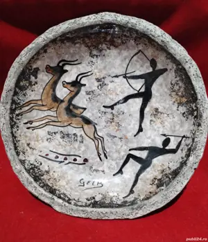 Bol decorativ ,,Lascaux'' anii 1960