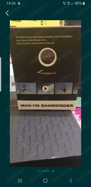 Mini camera de filmat 