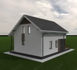 Casa dispusa pe parter si mansarda, 500mp teren - imagine 12