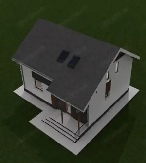 Casa dispusa pe parter si mansarda, 500mp teren - imagine 10