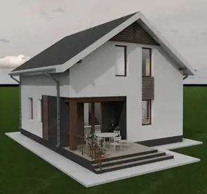 Casa dispusa pe parter si mansarda, 500mp teren - imagine 11