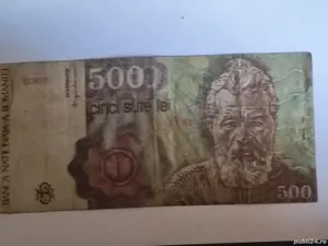 Vand bancnota 500 lei Constantin Brancusi 
