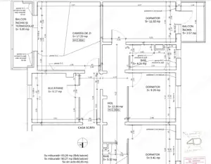 Apartament 4 camere, 87 mp, in apropiere de LIDL si str.Transilvania