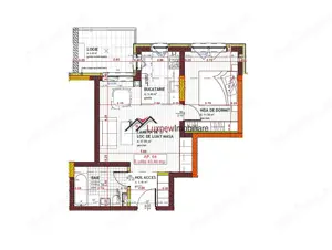 Apartament cu 1 camera zona Tineretului Floresti.