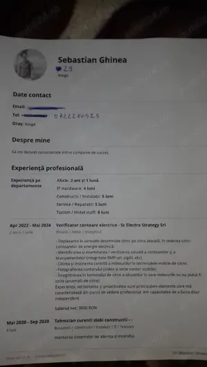 tanar fara vicii doresc colaborare