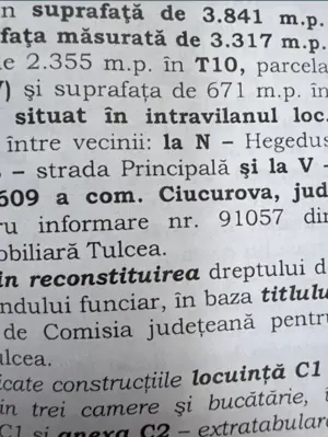 Vând casă în Județul Tulcea Comuna Ciucurova  - imagine 2
