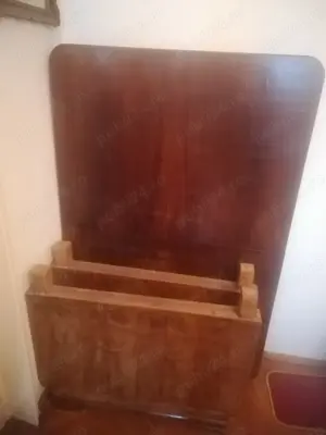 Vand masă extensibilă din lemn masiv pentru 12 persoane-Fabricatie Mobex Tg. Mures 1970