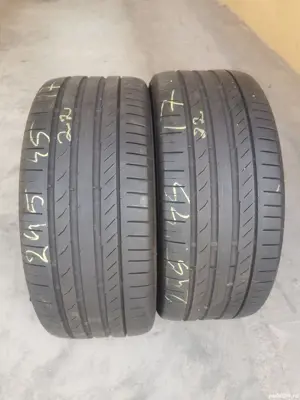 Vand 2 anvelope de vara Continental , 245/45/R17 dot 2022