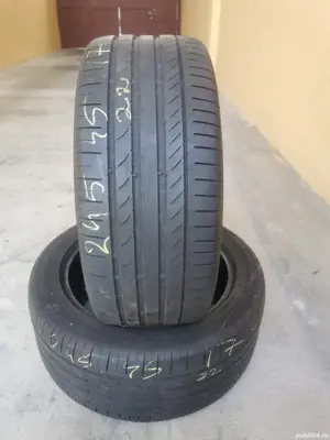 Vand 2 anvelope de vara Continental , 245/45/R17 dot 2022 - imagine 2