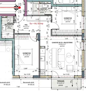 COMISION ZERO! Cartierul Terra, zona Oasului, 3 camere, 1850 euro/mp - imagine 4