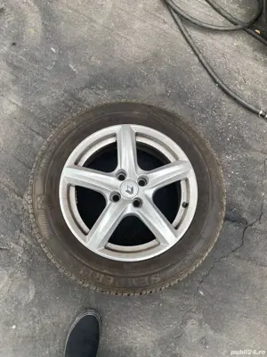 de vinzare set jante aliaj r16 Renault dacia cu anvelope de iarna 