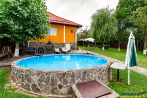 FILM! Doua case cu:piscina,foisor,arbori decorativi,1.700mp teren,Lutoasa,Covasna - imagine 5