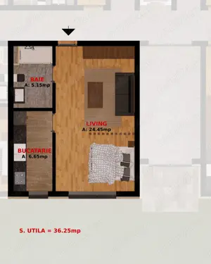 Garsoniere si Apartamente doua camere. Comision 0% - imagine 6